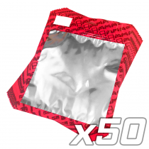 50 Pack of Resealable Bags (Large)