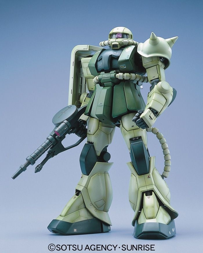 MS-06F Zaku II Green, Bandai Hobby PG (Gundam Model Kit)