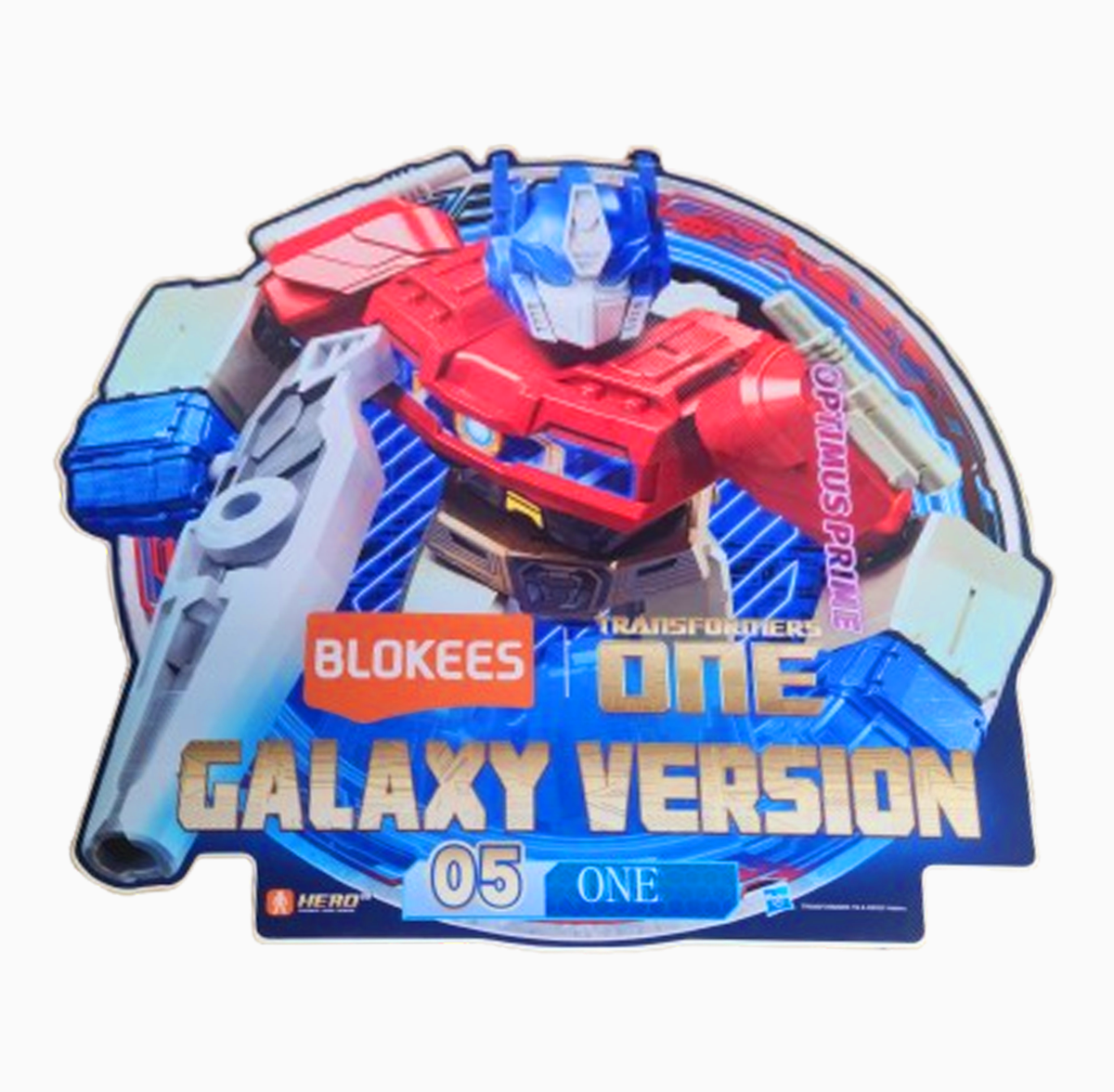 Blokees: Transformers - GV05 20x20" Floor Sticker #1 (1 FREE with Blokees Purchase!)