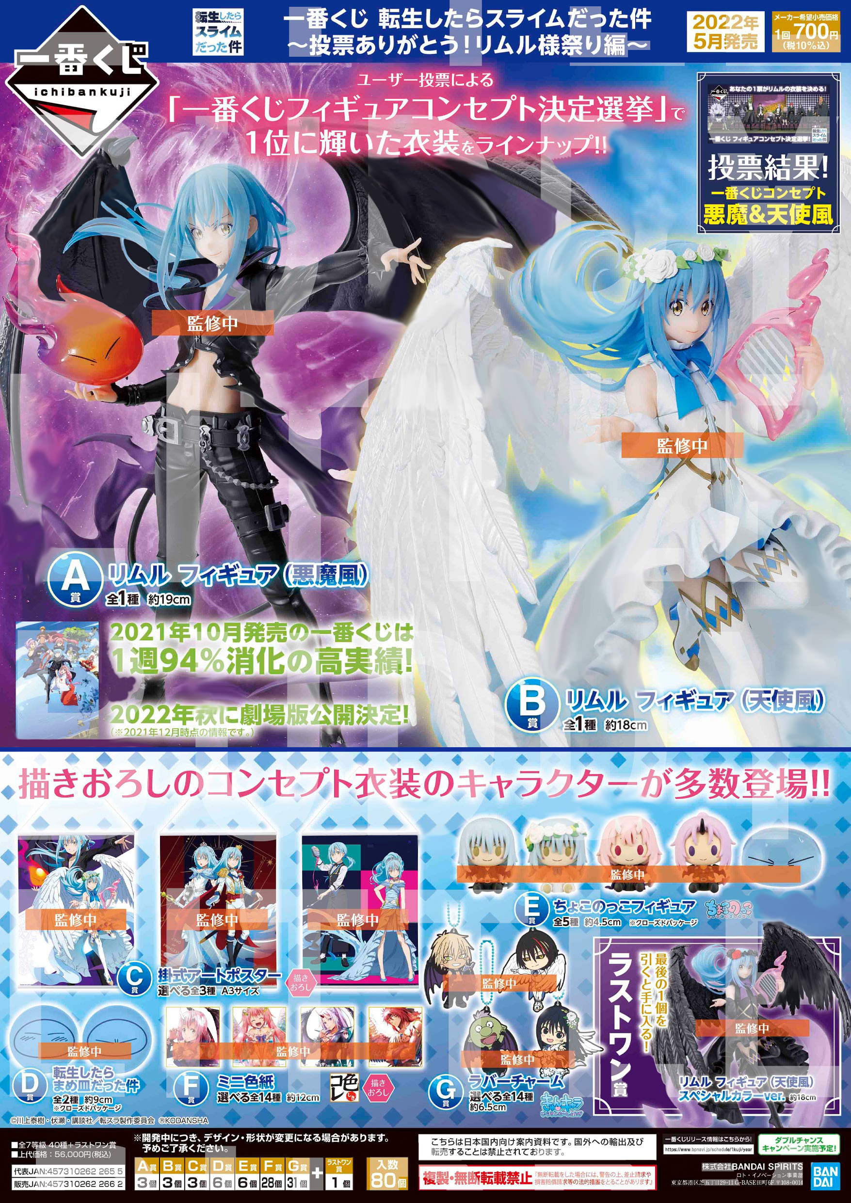 Banpresto Ichiban Kuji: That Time I Got Reincarnated as a Slime - Rimuru Festival Edition (May 2025 Pre-Order)