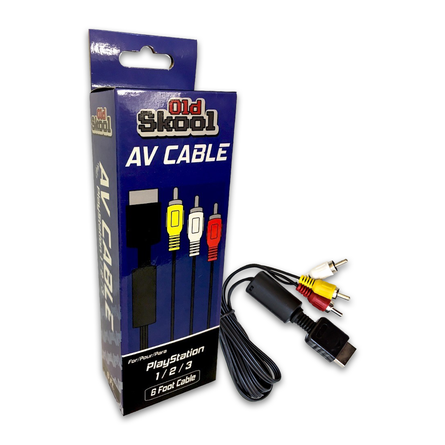 motivo Cerdo Demonio AV Cable for PS1 / PS2 / PS3 (RETAIL) - Cables - PlayStation 2 - Sony