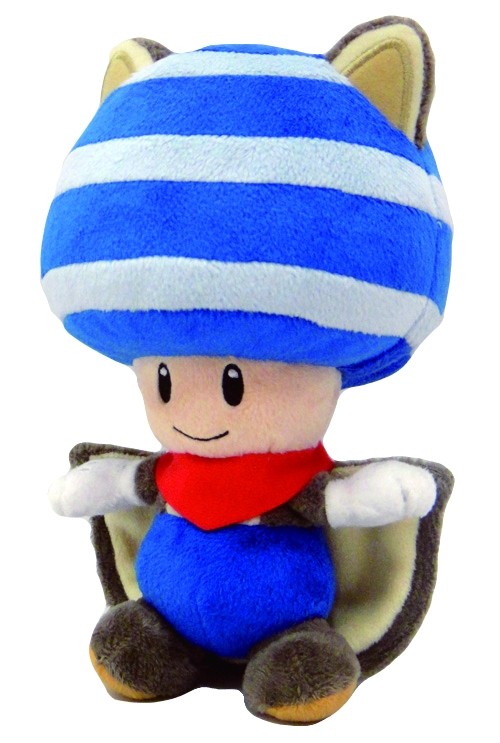 Flying Squirrel Toad 8 Plush (Blue) - Nintendo