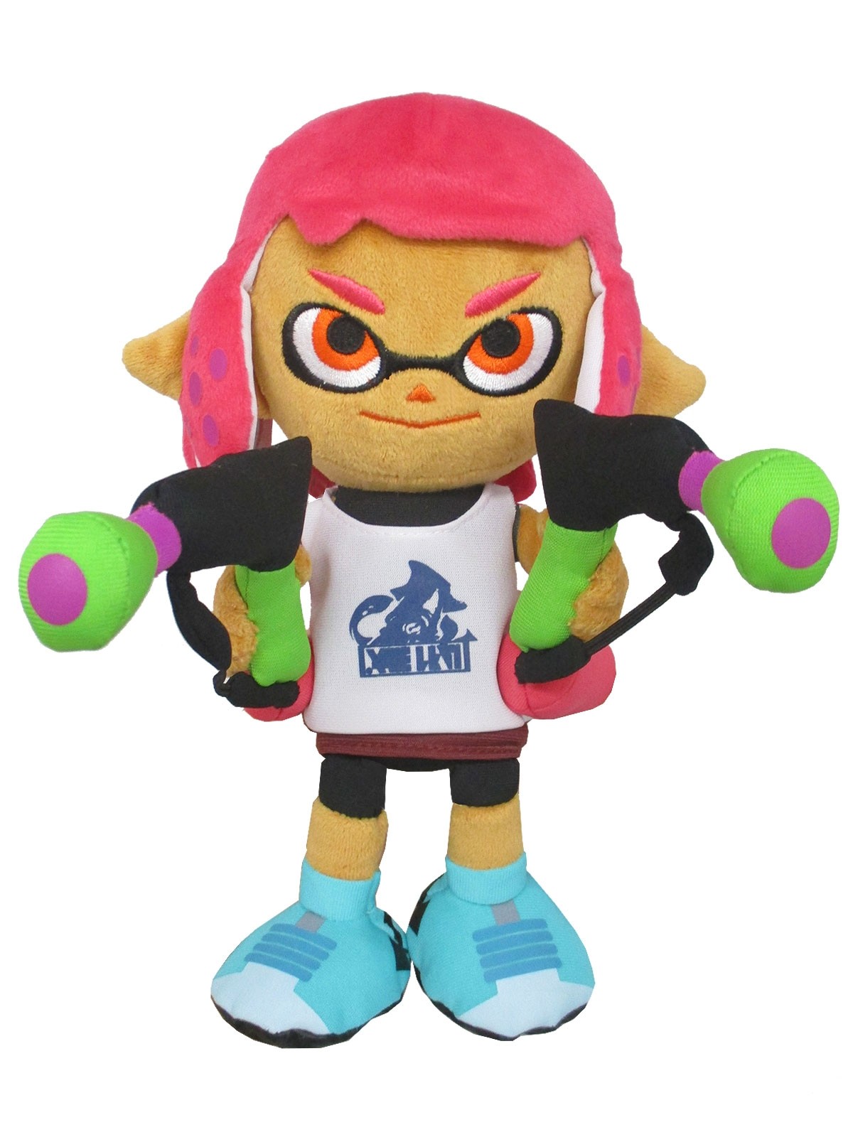 Inkling Girl Neon Pink 9" Plush - Splatoon - Plush