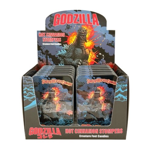 Godzilla - Hot Cinnamon Stompers Tin (12 Pieces)