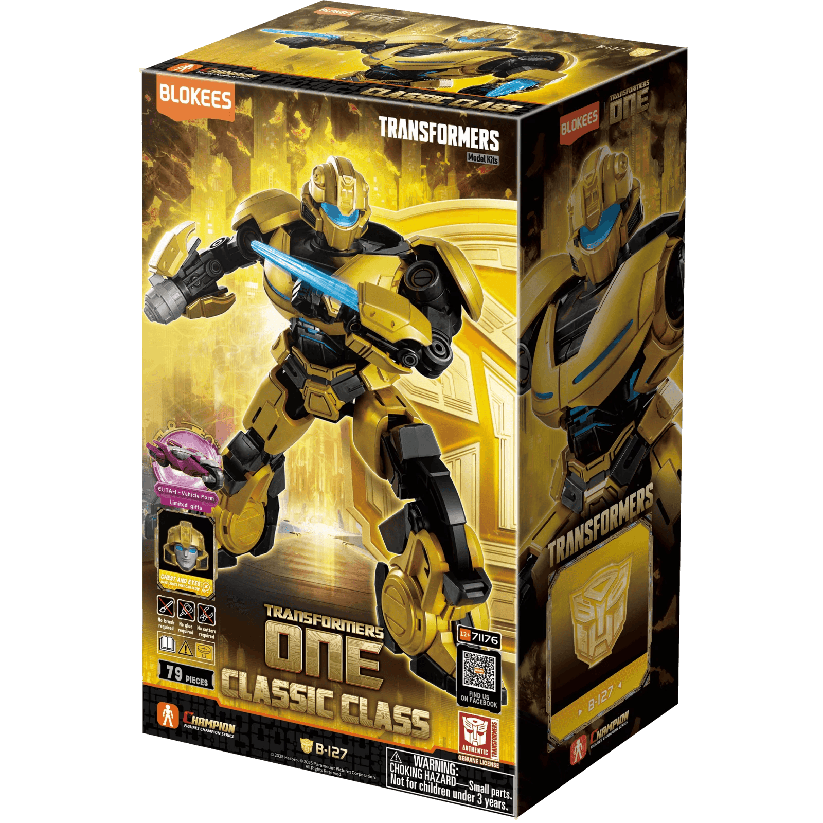 Blokees: Transformers - Classic Class 15 Transformers ONE B-127 (Bumblebee) (71176) (0425)