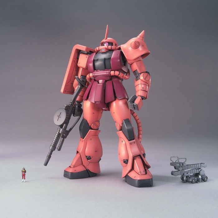 MS-06S Char's Zaku II (Ver 2.0) "Mobile Suit Gundam", Bandai MG 1/100 (Gundam Model Kit)