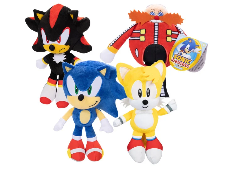 Sonic the Hedgehog - Basic 9 Inch Plush Wave 10 (8 Pieces)