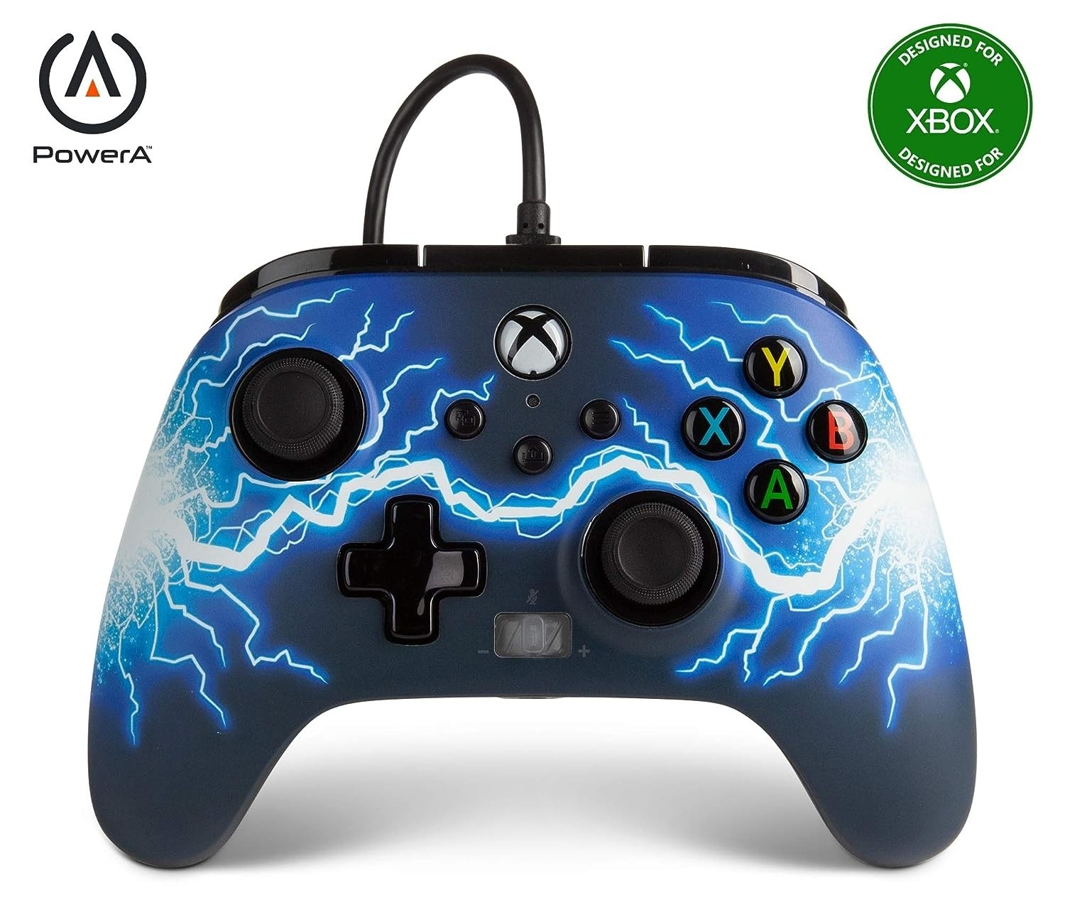 PowerA Officially Licensed Microsoft: Enhanced Wired Controller - Arc Lightning (Xbox One/Xbox Series X/S)