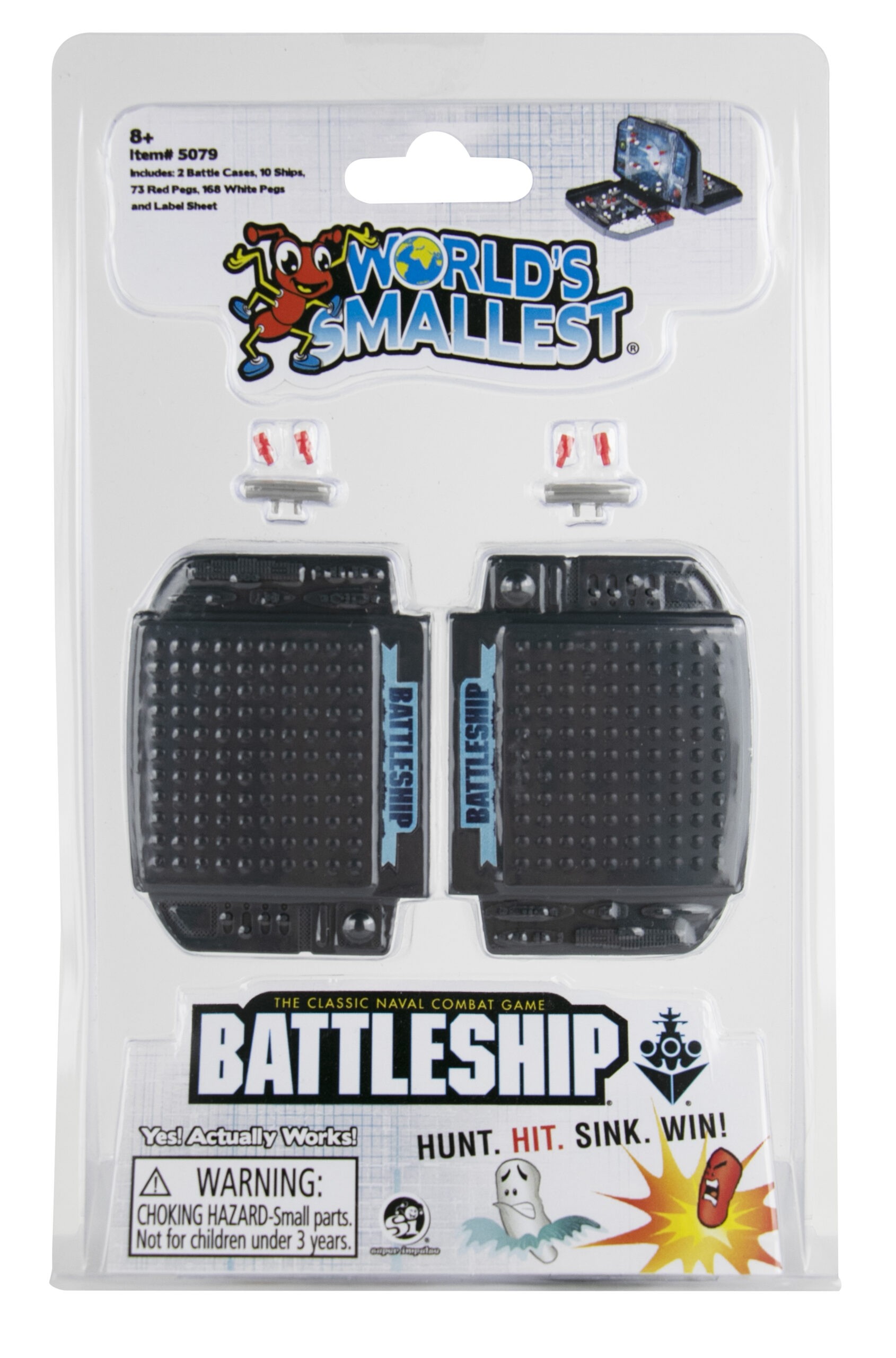Battleship - World's Smallest Games (Box of 12) (April 2023 Pre-Order)