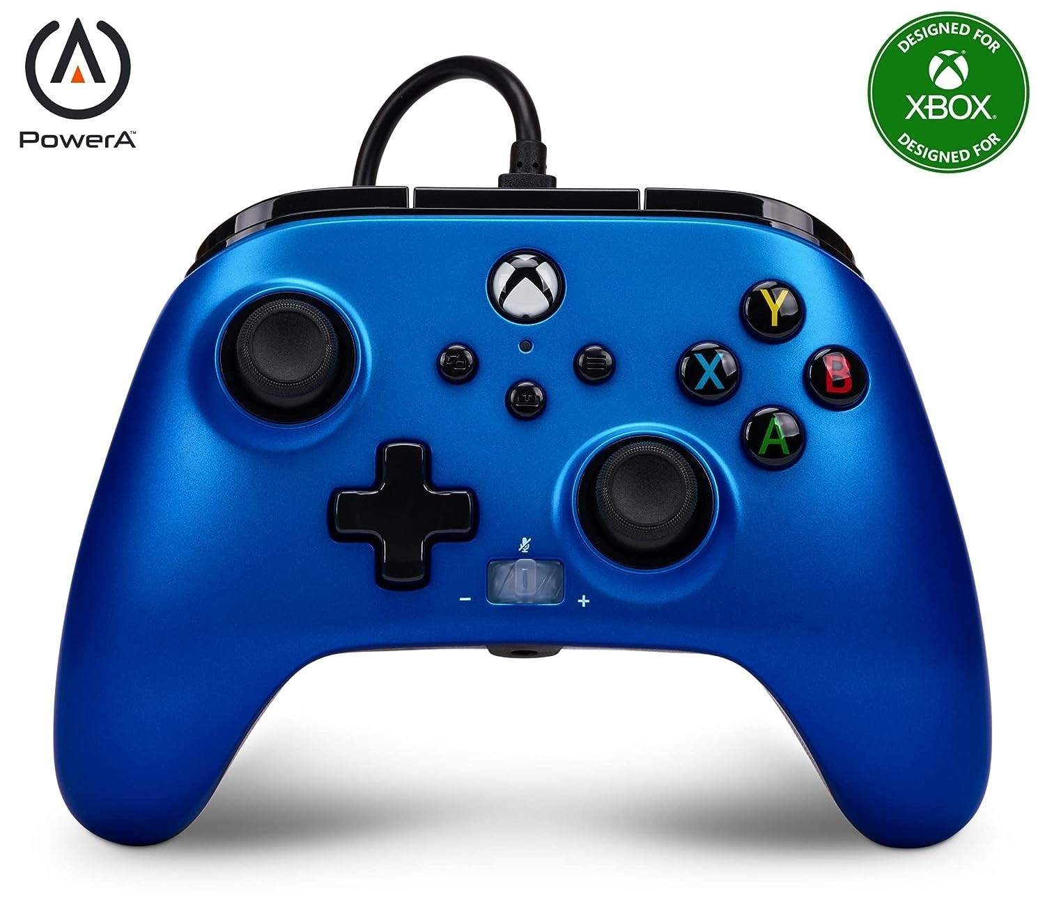 PowerA Officially Licensed Microsoft: Enhanced Wired Controller - Sapphire Fade (Xbox One/Xbox Series X/S)