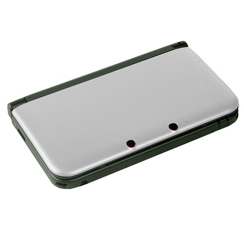 3DS XL Replacement Dual Injection Full Shell - (SILVER)