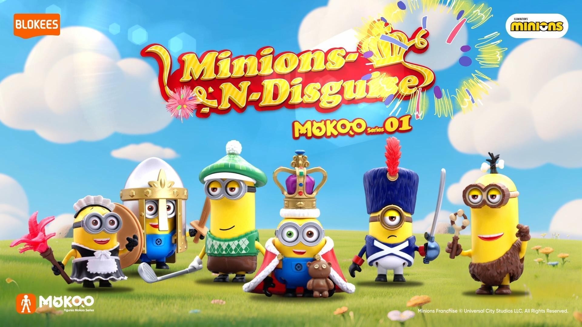 Blokees: Minions - MOKOO Minions Series 1 (74839) (6-Pieces Mix Models) (July 2025 Pre-Order)