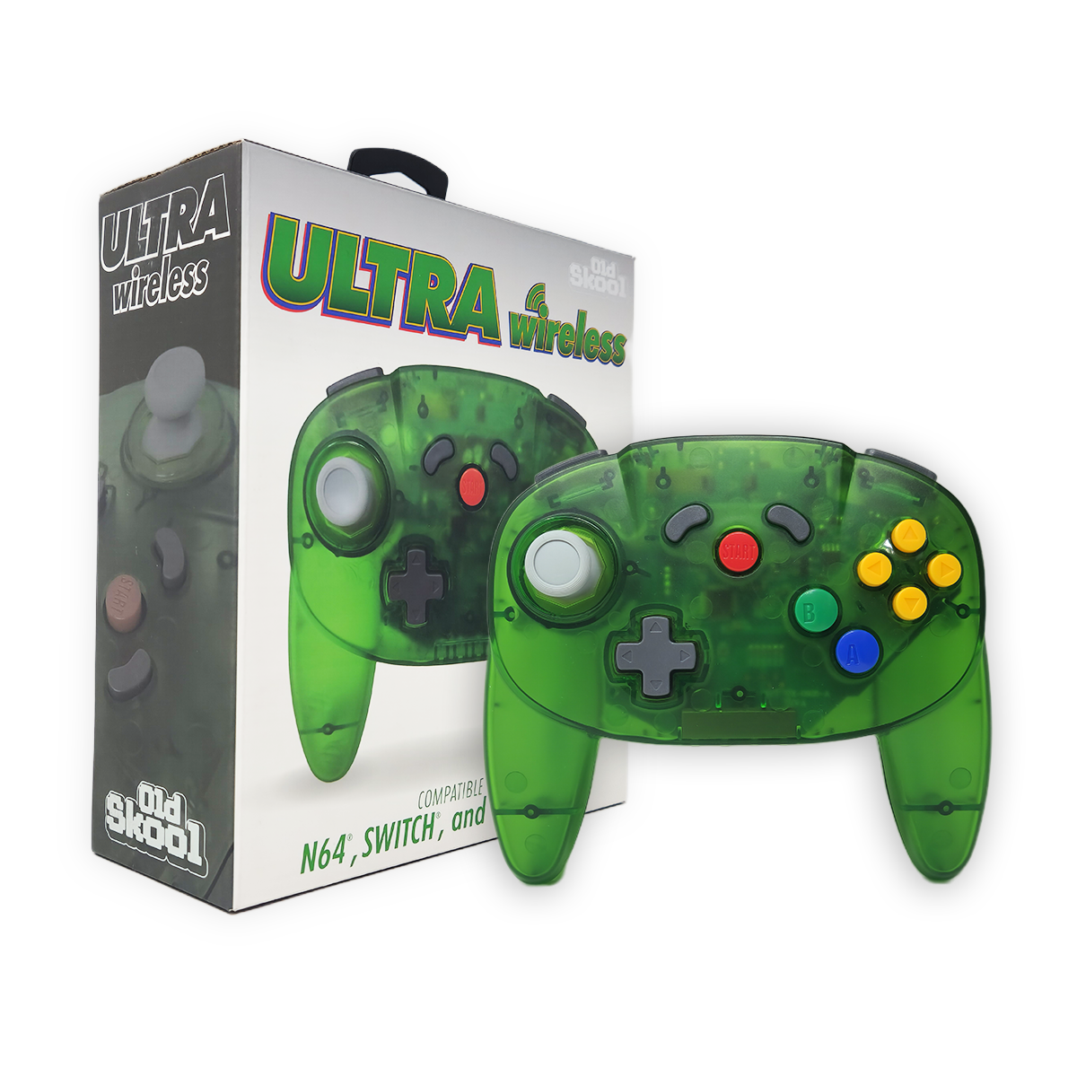 ULTRA Wireless Controller for N64 (Jungle Green) - Singles ($27.00 ea)