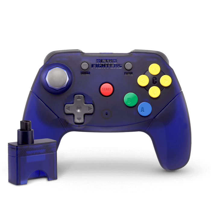 Retro Fighters Brawler64 Controller Wireless - Purple