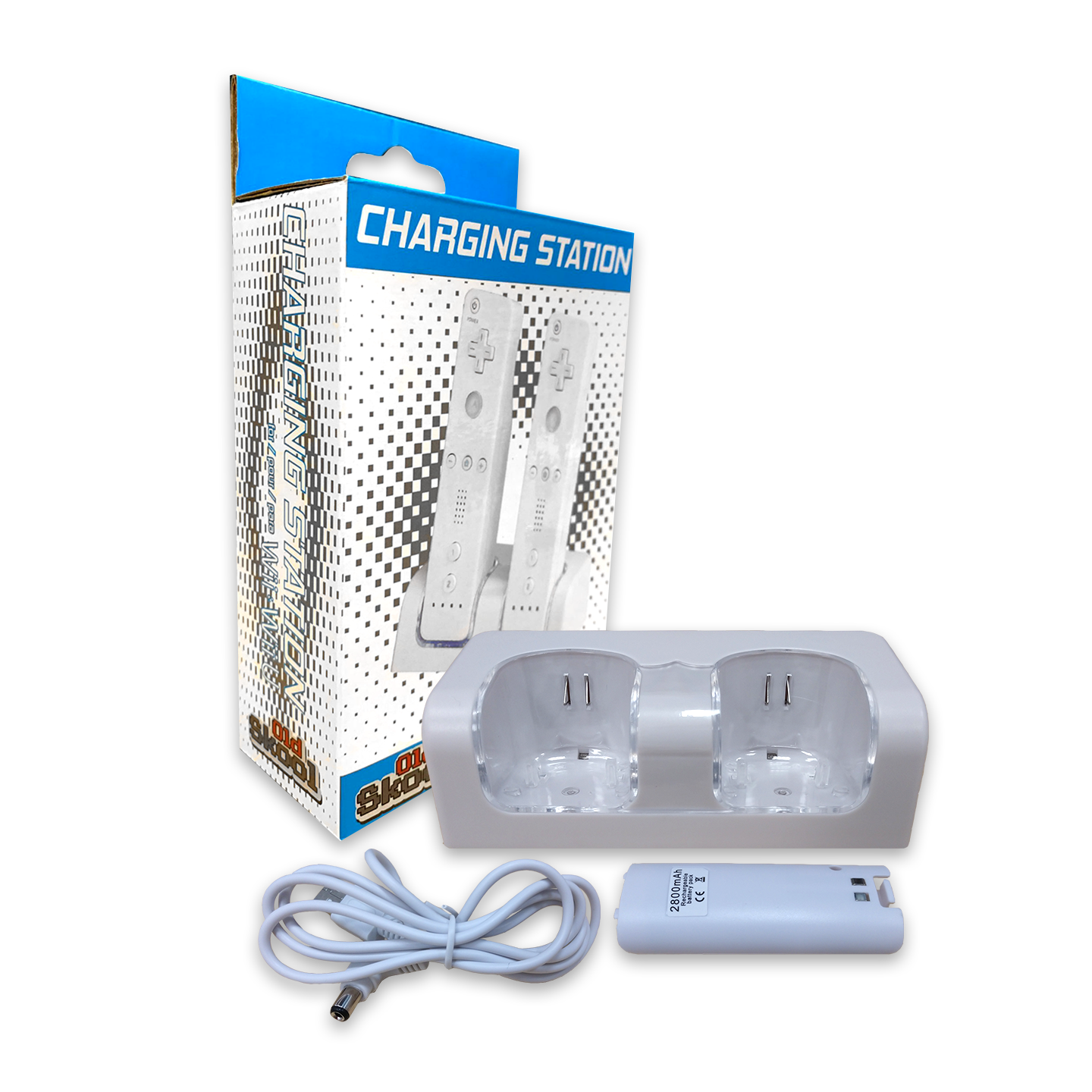 Wii Dual Charging Station w/ 2 Rechargeable Batteries & LED lights for Wii  Remote Control - Other - Nintendo Wii U - Nintendo