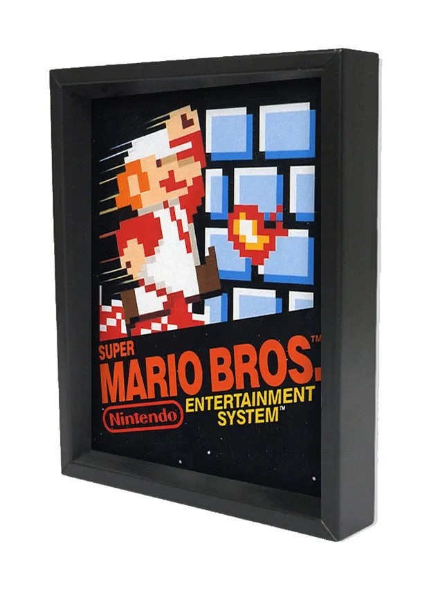 Super Mario - NES Super Mario Bros (8"x10" Lenticular Shadow Box)
