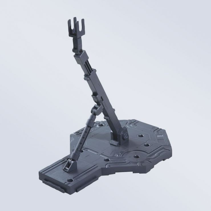 Gray Action Base 1 Display Stand 1/100 (Gundam Model Accessory)