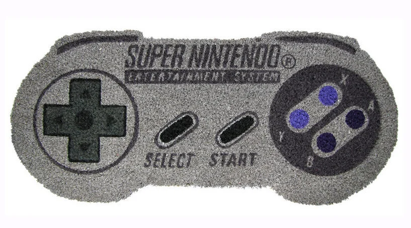 Nintendo - SNES Controller (17"x29" Doormat)