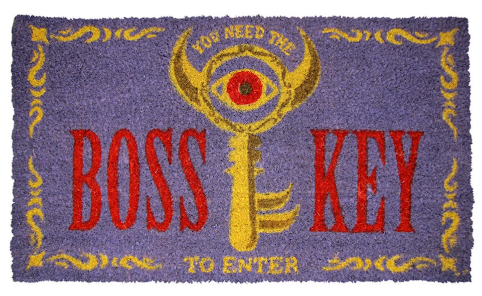 The Legend of Zelda - Boss Key (17"x29" Doormat)