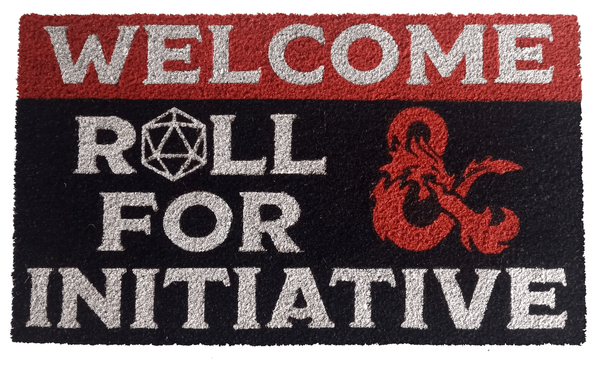 D&D - Welcome Roll for Initiative (17"x29" Doormat)