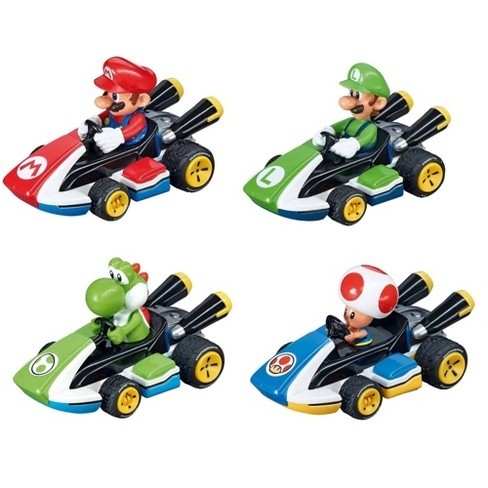 Mariokart Pullback Toys 4 Pack Mario Kart Toys Merch