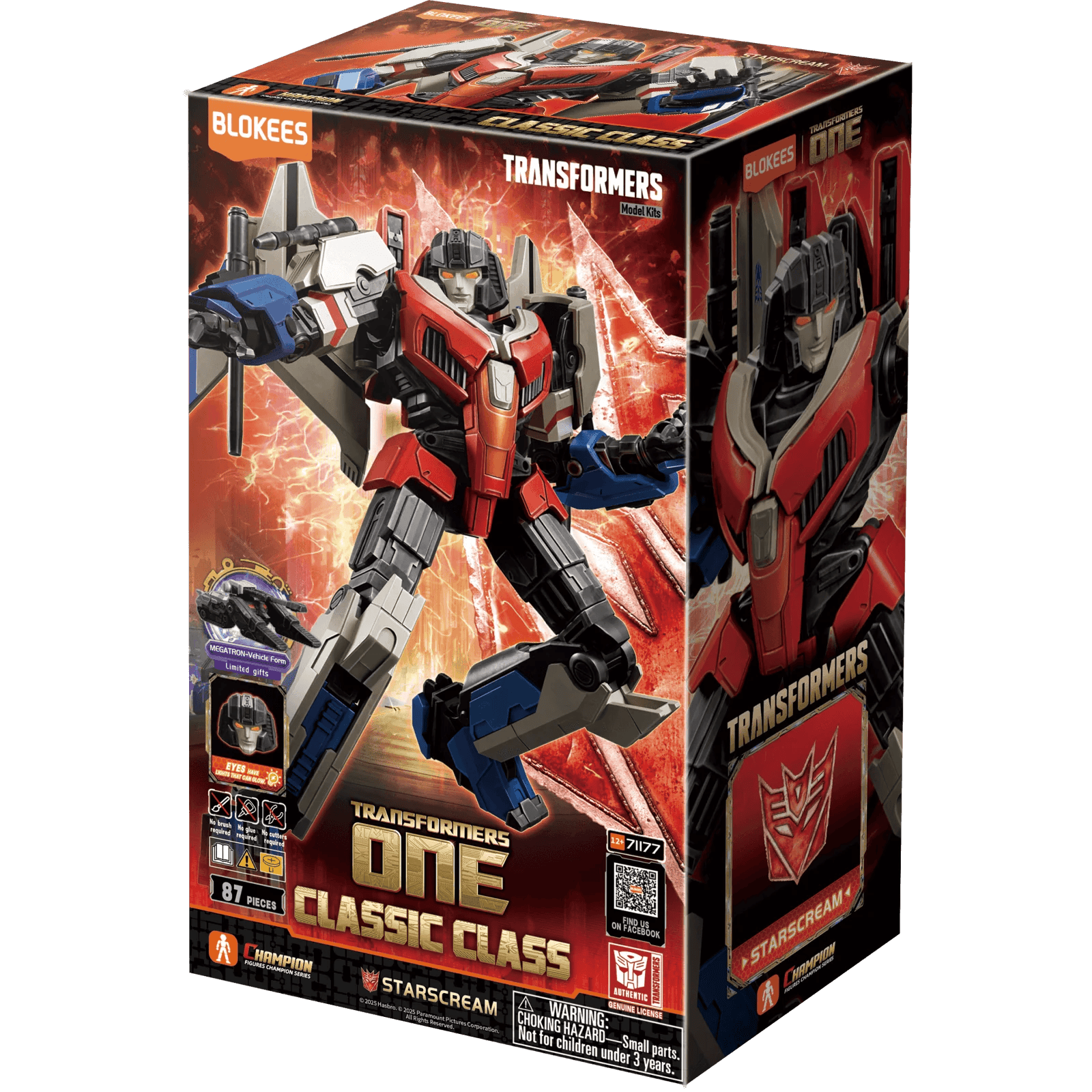 Blokees: Transformers - Classic Class 16 Transformers ONE Starscream (71177) (0425)