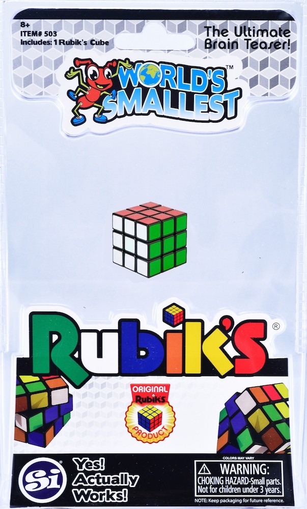 Rubik's Cube - World's Smallest Games (Box of 12) (April 2023 Pre-Order)