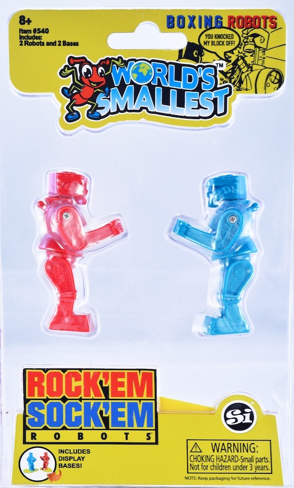 Rock 'Em Sock 'Em Robots - World's Smallest Games (Box of 12) (April 2023 Pre-Order)