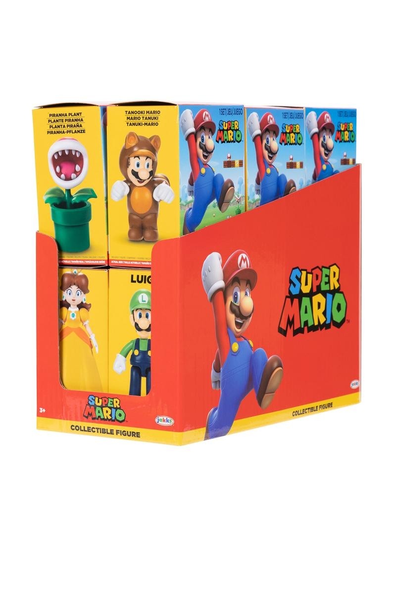 Super Mario - 2.5 Inch Figures Counter Display (12 Pieces) (1023)
