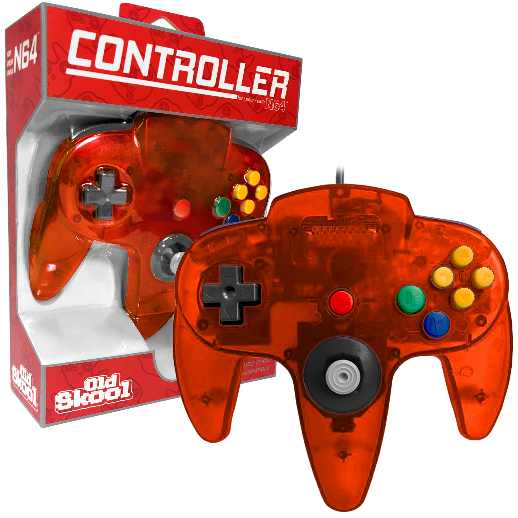 N64 Controller Fire Orange