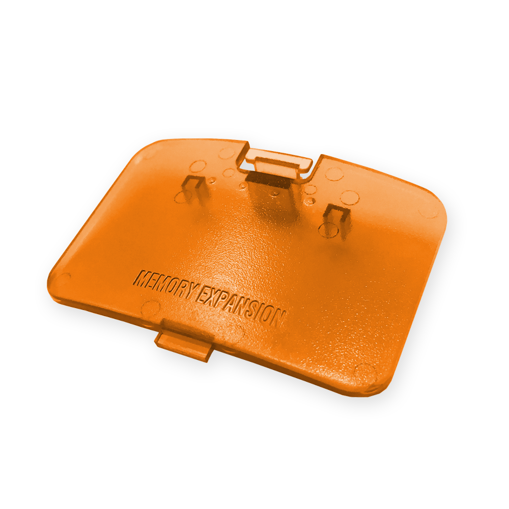 N64 Expansion Port Cover - Fire Orange