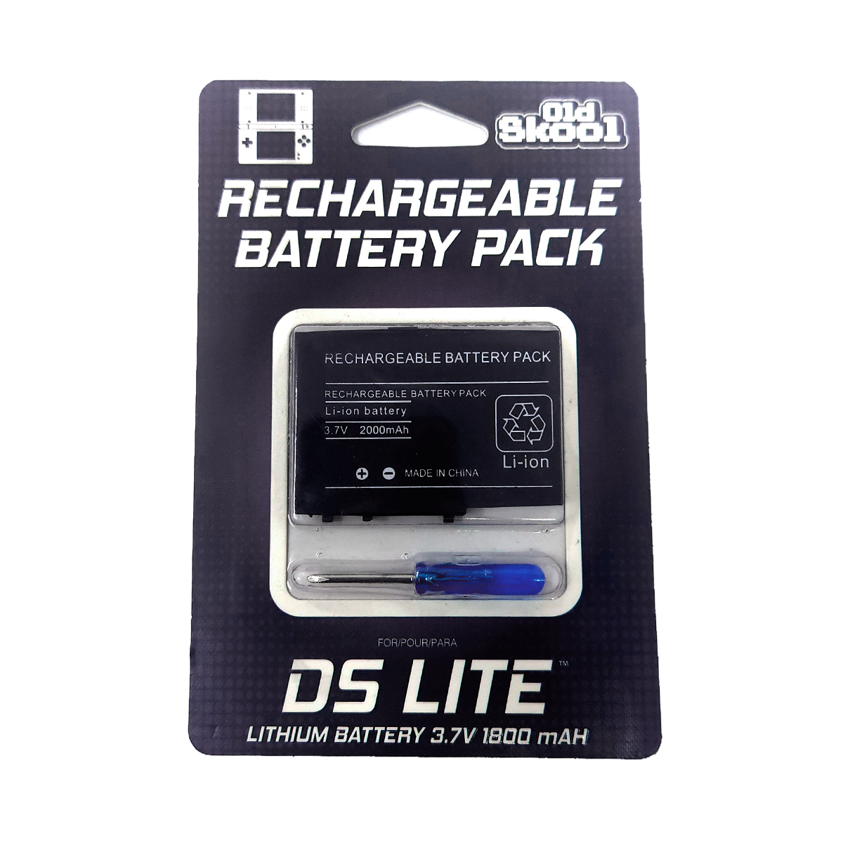 Nintendo DS Lite Battery Pack Replacement - Rechargable