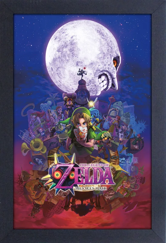 Zelda - Majora's Mask 3D (11"x17" Gel-Coat) (Order in multiples of 6, mix and match styles)