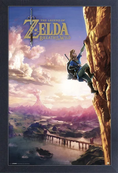 Zelda - BotW - Climbing (11"x17" Gel-Coat) (Order in multiples of 6, mix and match styles)