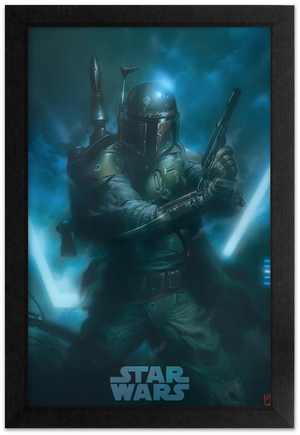 Star Wars - Boba Fett (11"x17" Gel-Coat) (Order in multiples of 6, mix and match styles)