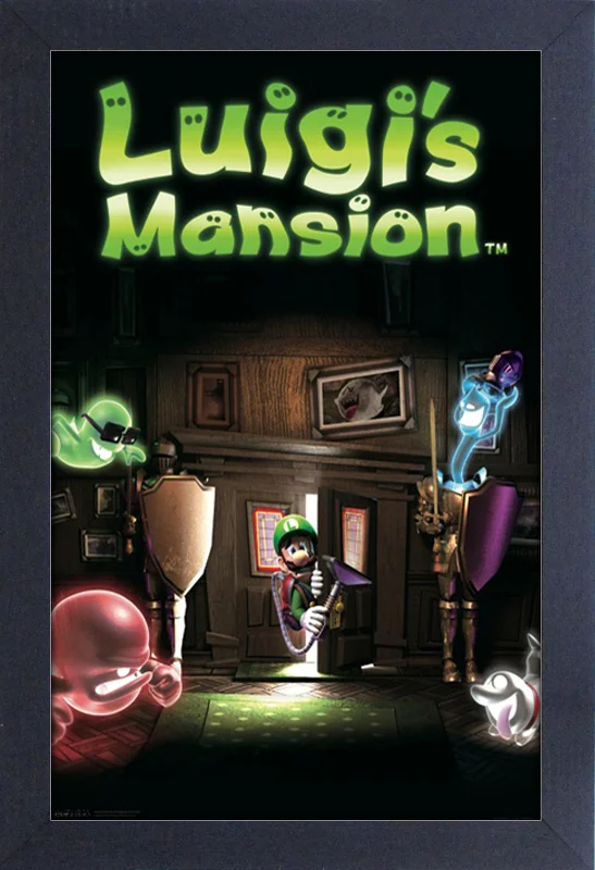 Luigi's Mansion (11"x17" Gel-Coat) (Order in multiples of 6, mix and match styles)