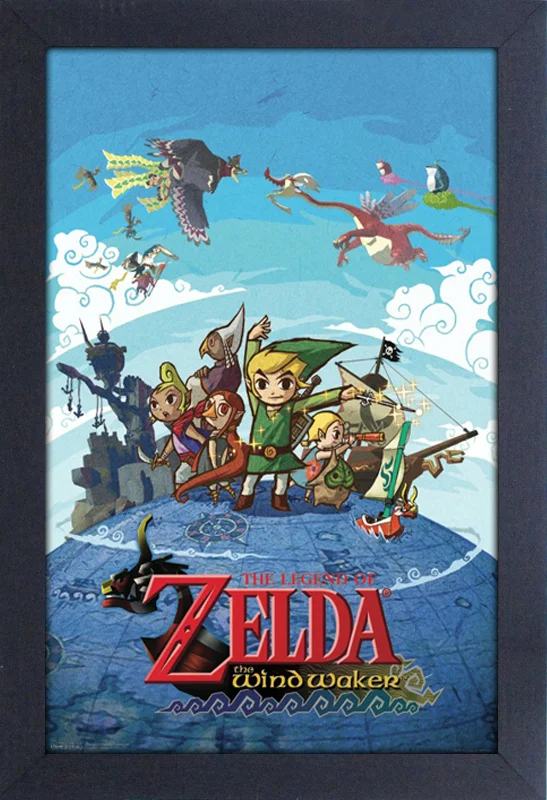 Zelda - Windwaker (11"x17" Gel-Coat) (Order in multiples of 6, mix and match styles)