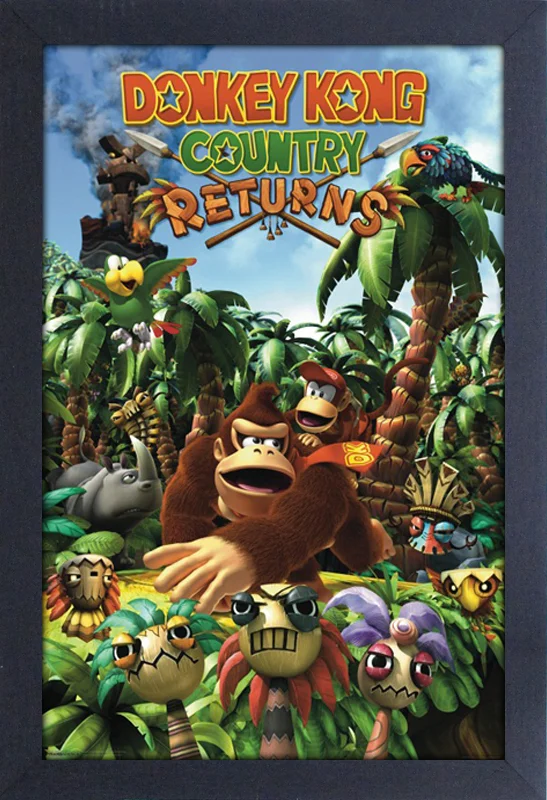 Donkey Kong Country Returns (11"x17" Gel-Coat) (Order in multiples of 6, mix and match styles)
