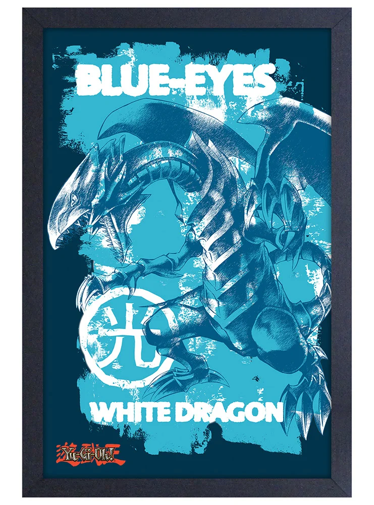 Yu-Gi-Oh - Blue Eyes White Dragon 1 (11"x17" Gel-Coat) (Order in multiples of 6, mix and match styles)