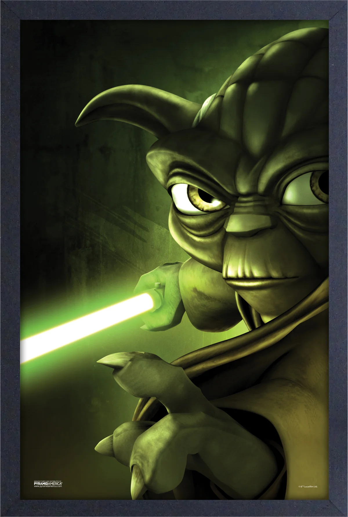 Star Wars - Yoda (11"x17" Gel-Coat) (Order in multiples of 6, mix and match styles)