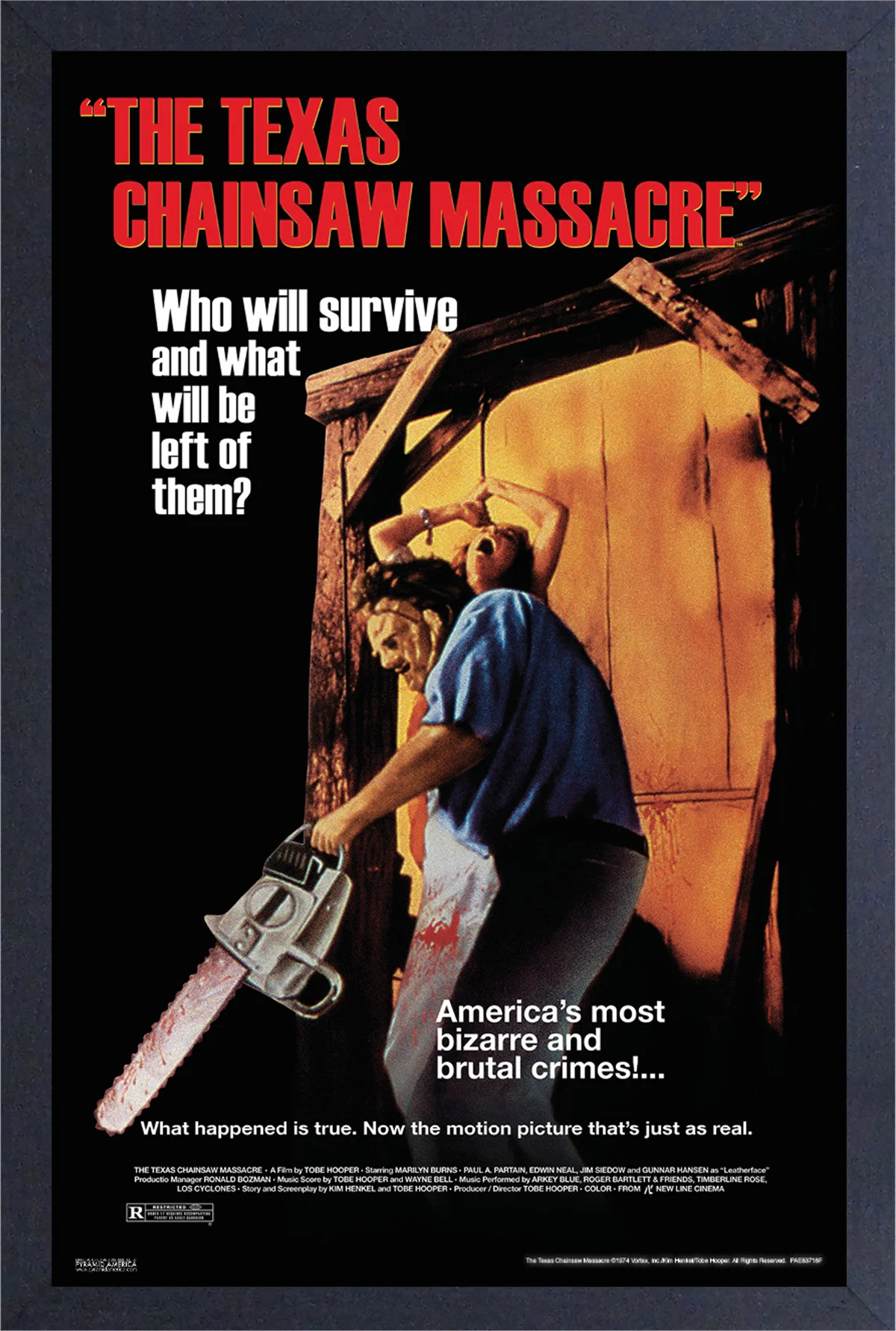 Texas Chainsaw Massacre - America's Most Brutal (11"x17" Gel-Coat) (Order in multiples of 6, mix and match styles)