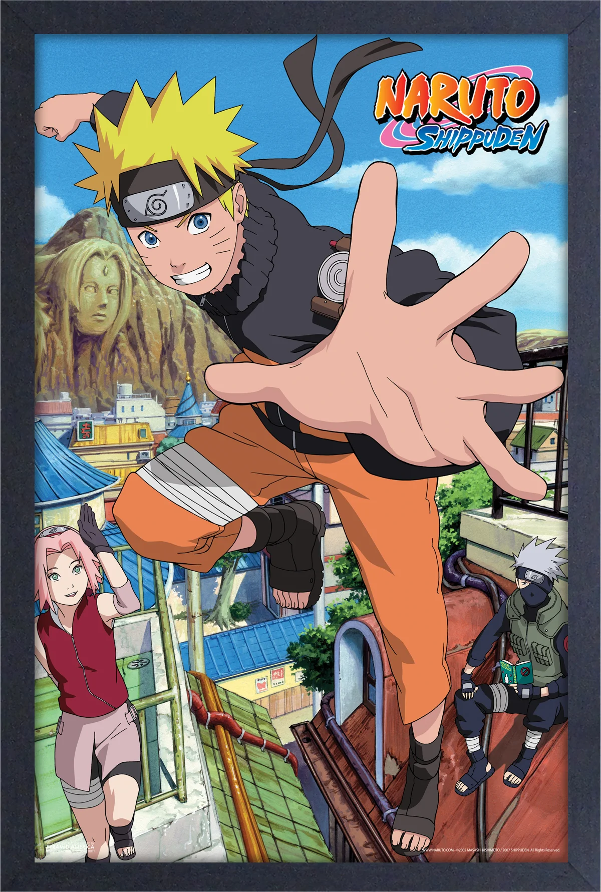 Naruto - Leaping (11"x17" Gel-Coat) (Order in multiples of 6, mix and match styles)