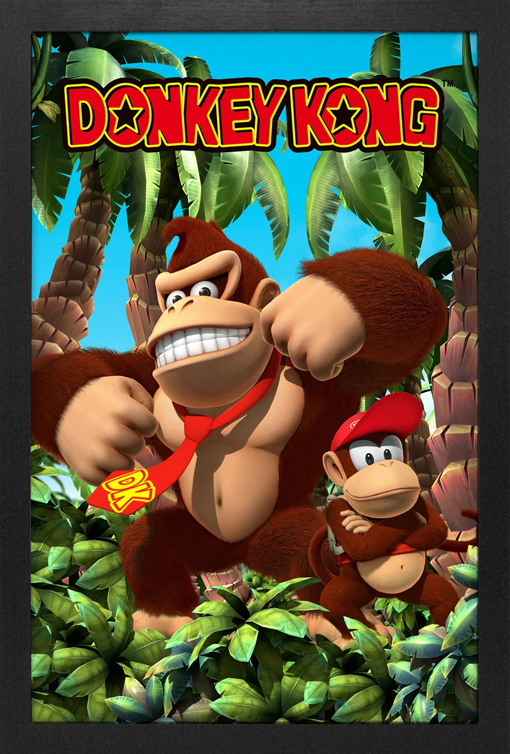 Donkey Kong & Diddy Kong (11"x17" Gel-Coat) (Order in multiples of 6, mix and match styles)