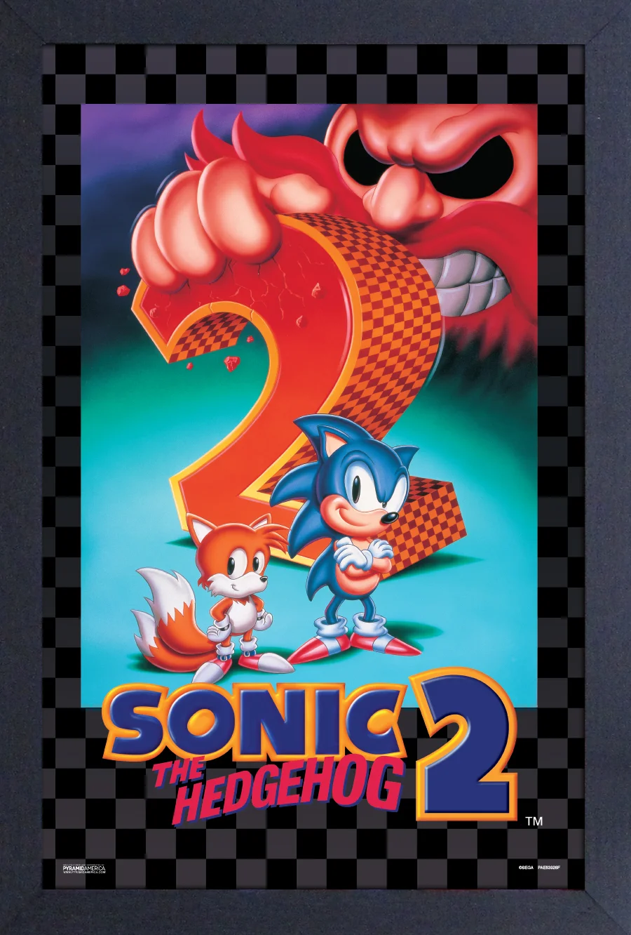 Sonic the Hedgehog - Sonic The Hedgehog 2 Cover (11"x17" Gel-Coat) (Order in multiples of 6, mix and match styles)