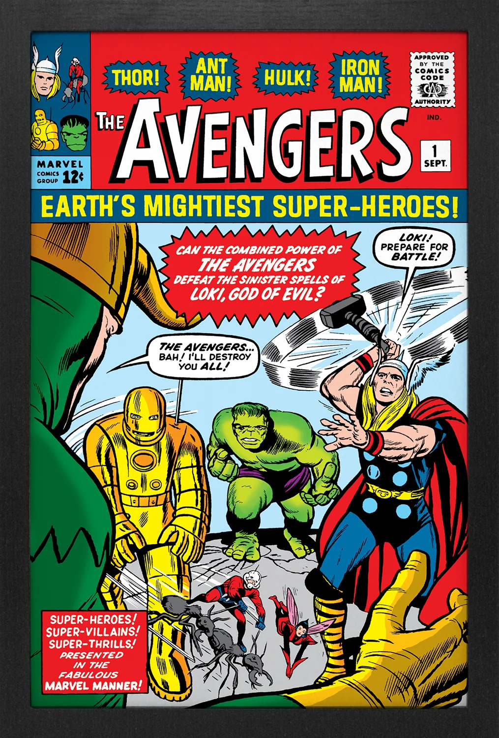 Marvel - Earth's Mightiest Comic Cover (11"x17" Gel-Coat) (Order in multiples of 6, mix and match styles)
