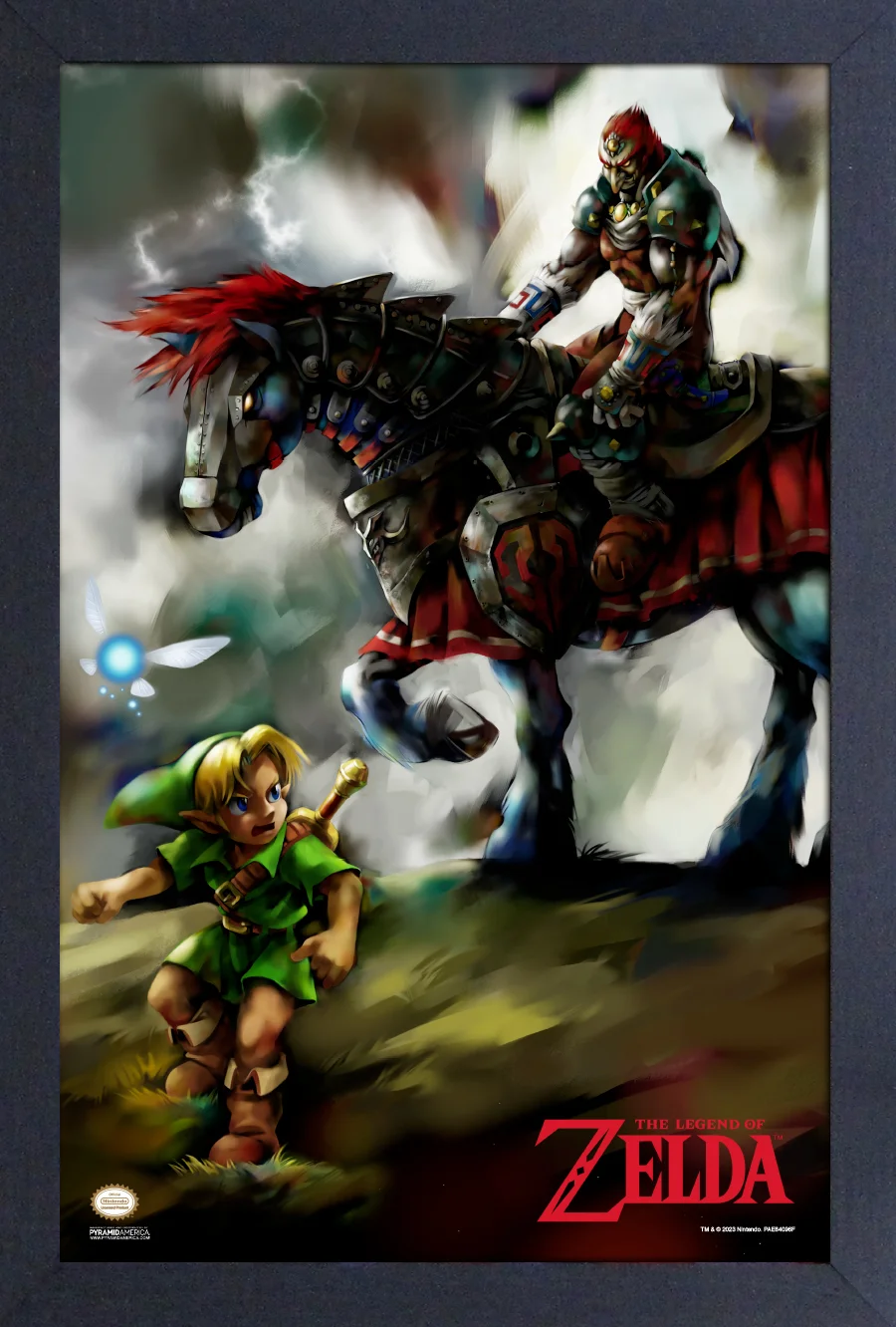 Zelda - Ocarina of Time - Young Link & Ganondorf (11"x17" Gel-Coat) (Order in multiples of 6, mix and match styles)