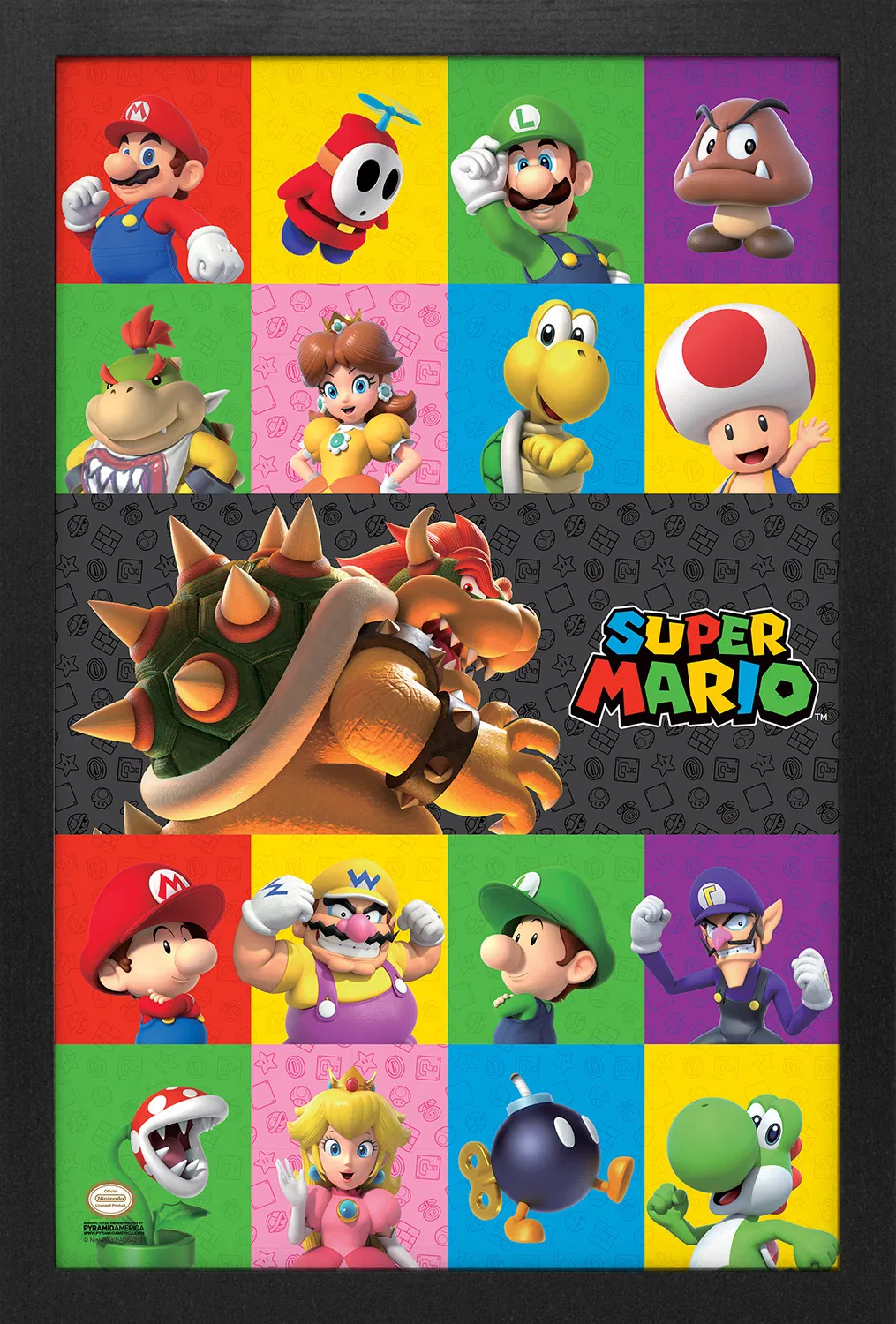 Super Mario - 3D World - Friends & Foes (11"x17" Gel-Coat) (Order in multiples of 6, mix and match styles)