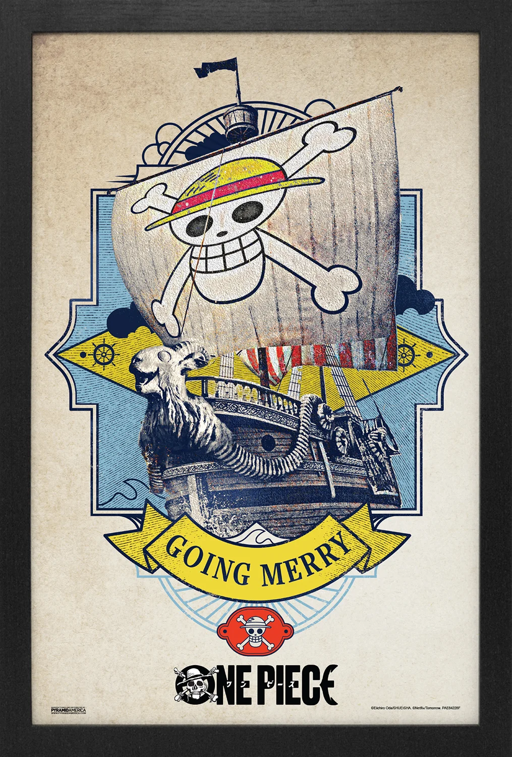 One Piece (Live Action) - Going Merry (11"x17" Gel-Coat) (Order in multiples of 6, mix and match styles)
