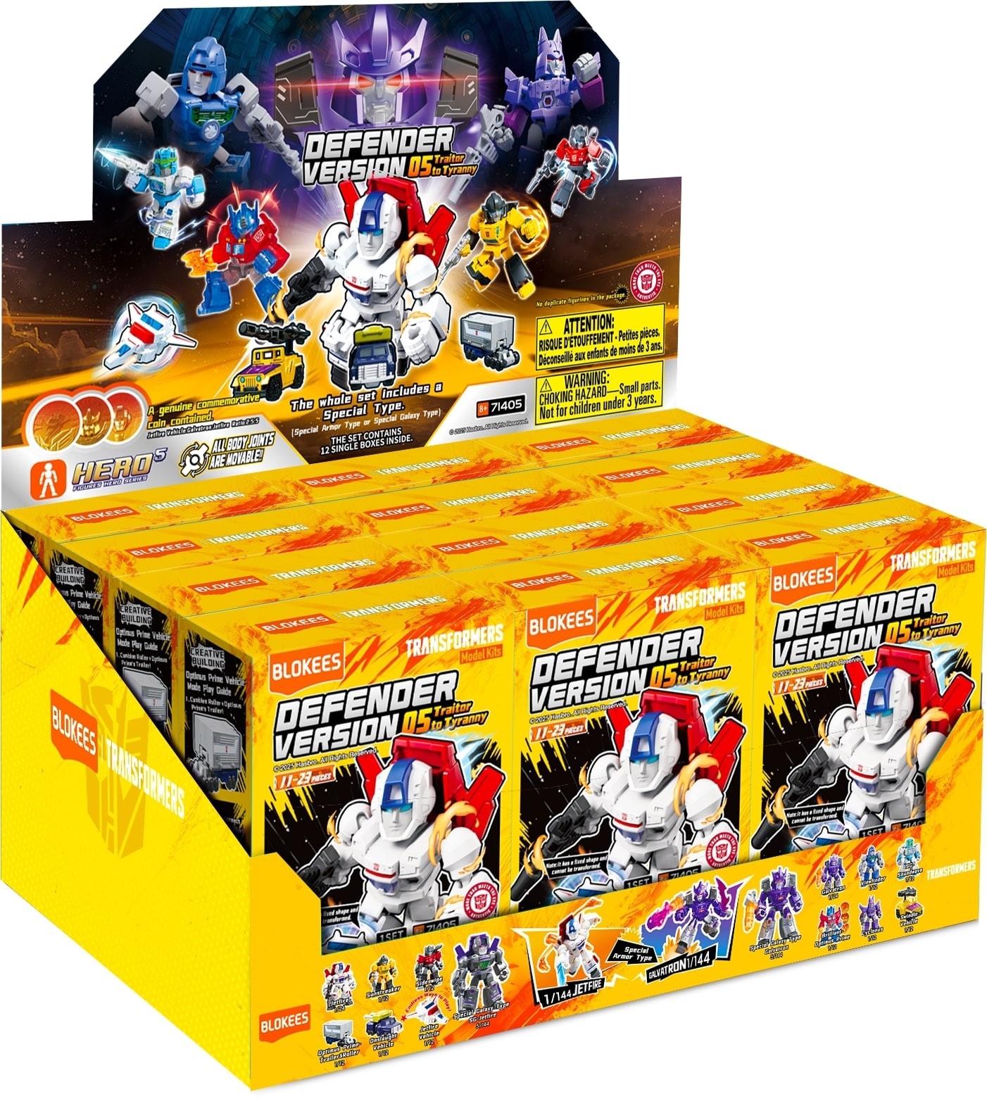 Blokees: Transformers - Defender Version 05 Traitor to Tyranny (71405) BLIND BOX (12-Pieces) (October 2025 Pre-Order)