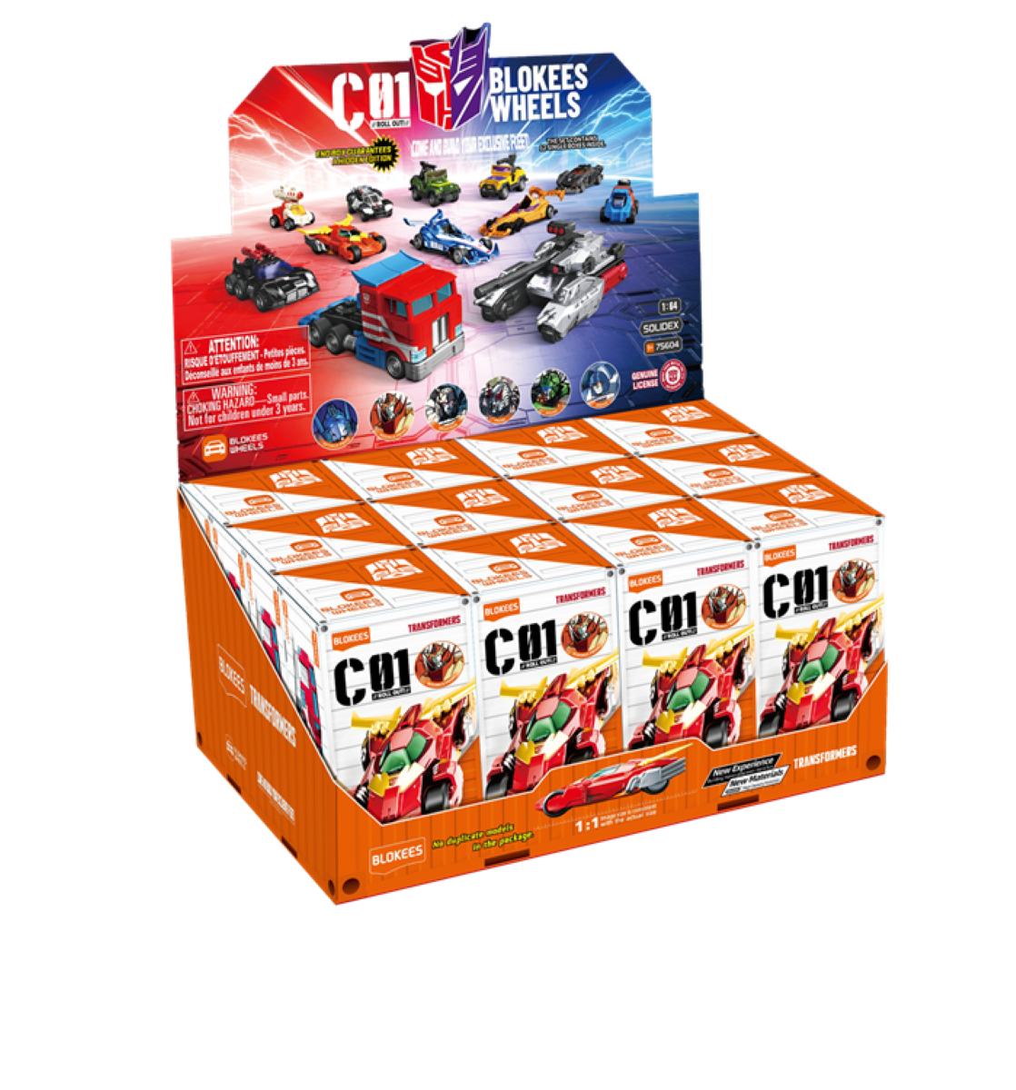 Blokees: Transformers - Wheels C1 Roll Out (75604) BLIND BOX (12-Pieces) (October 2025 Pre-Order)